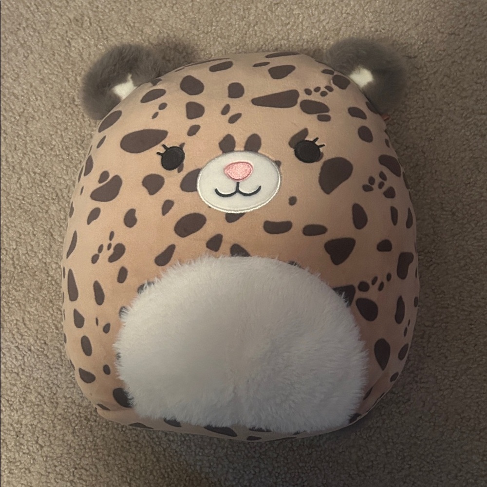 Squishmallows Kei the Cheetah Plush | Spotted Animal Stuffed Toy | Soft Kawaii C